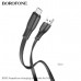Кабель Micro USB BOROFONE BX85 1м, 2.4A, ПВХ, Black