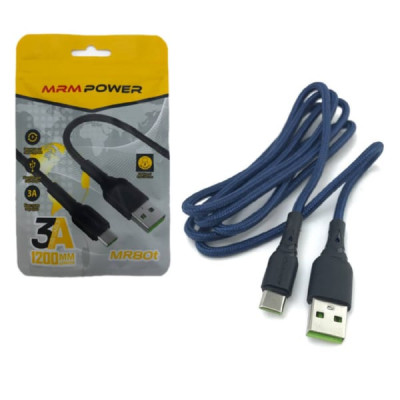 Кабель TYPE-C MRM-Power MR80t 1200mm (blue)