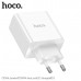 СЗУ-2USB-C HOCO C108A PD35W, QC3.0, White