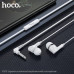 Гарнитура вакуумная HOCO M102 White, угловой штекер, 1.2м.