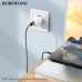 Кабель Micro USB BOROFONE BX87 1м, 2,4А, шнуровая оплетка, Black