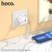 СЗУ-USB-USB-C HOCO N28 PD20W+QC3.0, White
