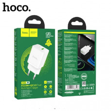 СЗУ-USB-USB-C HOCO N28 PD20W+QC3.0, White