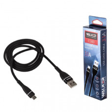 Кабель Micro USB WALKER C580 1м, 3.1А, черный