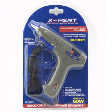 Пистолет клеевой X-PERT XP-HL60W с выключателем, серый