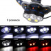 Фонарь налобный Патриот PT-FLG12 (5L, 2х18650). Тип светодиодов: 2LED T6 + 2LED XPE + 2LED COB красные. Режимы свечения: 8 - 1LED, 2LED, 2LED, стробоскоп, 2LED, 2LED, красный, красный стробоскоп. Максимальная дальность луча: 300м. Степень влагозащиты: IP6