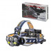 Фонарь налобный Патриот PT-FLG12 (5L, 2х18650). Тип светодиодов: 2LED T6 + 2LED XPE + 2LED COB красные. Режимы свечения: 8 - 1LED, 2LED, 2LED, стробоскоп, 2LED, 2LED, красный, красный стробоскоп. Максимальная дальность луча: 300м. Степень влагозащиты: IP6