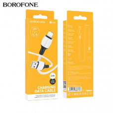 Кабель Lightning BOROFONE BX84 1м, 2,4A, ПВХ, White