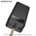 Внешний аккумулятор 60000 mAh Borofone DBT09 Black Входные интерфейсы: Lightning  / USB Type-C  / micro USB Входы: Micro-USB: 5V-2A макс; Type-C: 5V-2.4A макс, (10 Вт), Lightning (Apple) Кол-во USB выходов: 4 Время зарядки аккумулятора: от 20 ч (5V, 2A) Р