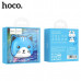 Гарнитура вкладыши Bluetooth Hoco EW46 dodge cat White (BLUE case). Емкость аккумулятора: кейс 300mAh, гарнитура 30mAh. Время работы: 4 часа, в режиме ожидания 150 часов. Поддержка переключения между ведущим и ведомым, вызова Siri.