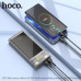 Внешний аккумулятор 10000 mAh HOCO J103 Gray. Размеры:: 146х67х28,5 мм. Интерфейсы: Type-C/USB Особенности: светодиодный цифровой дисплей мощности.