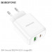 СЗУ-USB-C BOROFONE BN4 PD20W+ QC3.0A 18W, White