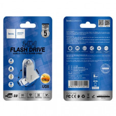 USB 3.0 флеш-диск 128Gb HOCO 2в1 (usb-type-C) UD8