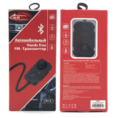 FM-Модулятор CARLIVE CR14  Bluetooth/HandsFree (USB/3.5mm)