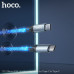 Кабель USB-C/USB-C HOCO U112 Shine Gray 1м, 3,0А, 60W LED