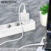 СЗУ-USB Type-C BOROFONE BA74A 1м, 2.1A, White (60/240)