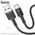 Кабель Type-C HOCO X83 1м, 3,0А, ПВХ, Black