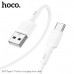 Кабель Type-C HOCO X83 1м, 3А, ПВХ, White