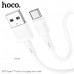 Кабель Type-C HOCO X83 1м, 3А, ПВХ, White