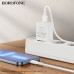 СЗУ-USB Lightning BOROFONE BA74A 1м, 2.1A, White
