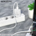 СЗУ-USB Micro BOROFONE BA74A кабель 1м, 2.1А, White