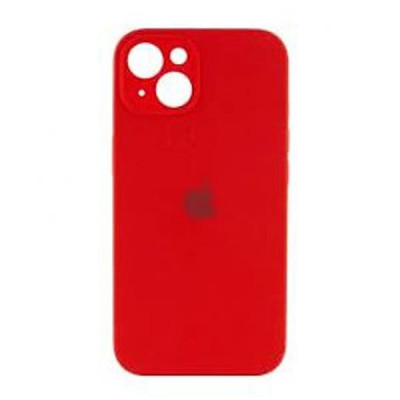 Чехол iP 14 Silicone Case с закрытой камерой (Product Red)