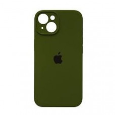 Чехол iP 14 Max/Plus Silicone Case с закрытой камерой (Virid)