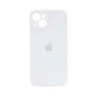 Чехол iP 14 Max/Plus Silicone Case с закрытой камерой (White)