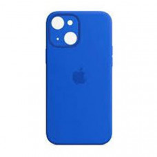 Чехол iP 14 Max/Plus Silicone Case с закрытой камерой (Ultra Blue)