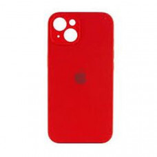Чехол iP 14 Max/Plus Silicone Case с закрытой камерой (Product Red)