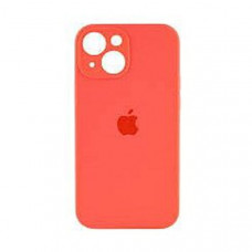 Чехол iP 14 Max/Plus Silicone Case с закрытой камерой (Papaya)
