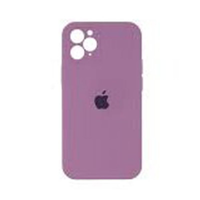 Чехол iP 14 Pro Silicone Case с закрытой камерой (Lavanda Gray)