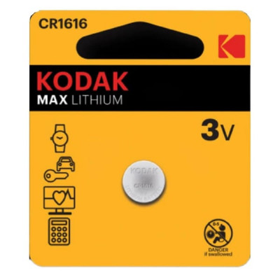 Батарейка KODAK CR1616 BL1 MAX Lithium