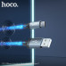 Кабель Type-C HOCO U112 SHINE 1м, 3A, Gray, LED