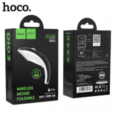 Мышь беспроводная HOCO DI03 Black USB2.0 Wireless 2,4 ГГц. складная 110 . 1200 точек на дюйм. Питание от 2 батареек AAA. Plug + Play поддержка телевизоров, компьютеров, OTG.