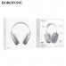 Гарнитура беспроводная полноразмерная Bluetooth Borofone BO22 Silver Беспроводная версия: Wireless 5.3 Диапазон частот: 2,4 ГГц. Рабочий диапазон: 10 м. В режиме ожидания: более 200 ч. Время воспроизведения музыки: более 12 ч. Время разговора: более 12 ч.