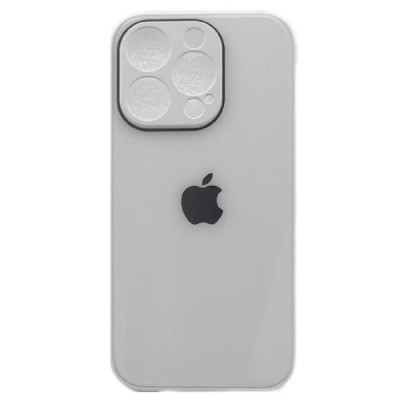 Чехол стеклянный iP 14 Pro Glass, цвет White