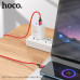 Кабель Micro USB HOCO X89 1м, 2.4A, плетеная проволока, Red