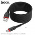 Кабель Type-C HOCO X59 anti-bending 2м, 3A, шнуровая оплетка, Black