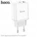 СЗУ-USB-USB-C HOCO C105A PD20W+QC3.0, White