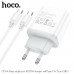 СЗУ-USB-C (Type-C)-Type-C HOCO C104A 1м, PD20W+QC3.0, White
