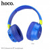 Гарнитура беспроводная полноразмерная Bluetooth HOCO W43 Blue. Емкость аккумулятора 250 мАч, работа до 2ч, ожидание до 120ч, TF, AUX.