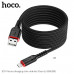 Кабель Micro USB HOCO X59 Victory 2м, 2.4A, шнуровая оплетка, Black