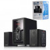 Активная напольная колонка 20-96 HOME SOUND Black BT,USB,SD,FM, Пульт ДУ, Цифровой дисплей