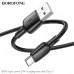 Кабель Type-C BOROFONE BX93 1м, 3A, 27W, Black
