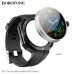 Часы Smart Watch BOROFONE BD4 Smart sports watch Black. Емкость батареи: 200 мАч: хватает на 5 дней для одного Bluetooth; Двойной Bluetooth в течение 3 дней.  Экран: 1,32 дюйма; разрешение: 360х360; водонепроницаемость IP67. RAM: 128GB. Поддержка монитори