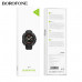 Часы Smart Watch BOROFONE BD4 Smart sports watch Black. Емкость батареи: 200 мАч: хватает на 5 дней для одного Bluetooth; Двойной Bluetooth в течение 3 дней.  Экран: 1,32 дюйма; разрешение: 360х360; водонепроницаемость IP67. RAM: 128GB. Поддержка монитори