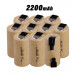 Аккумулятор SC никель-кадмиевый (1,2V, 2200 mAh) с усиками под пайку, УПАКОВКА 6 шт