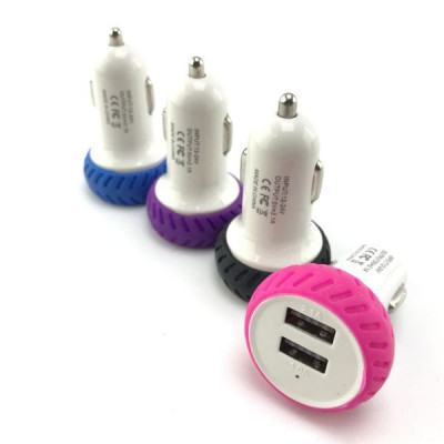 АКЦИЯ!!!АЗУ-2USB Протектор узкий 1А + 2,1А Продается упаковкой - 20шт