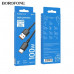 Кабель Type-C BOROFONE BX93 1м, 6A, 100W, ПВХ, Black